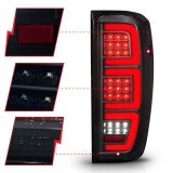 ANZO 19-23 GMC Sierra 1500/2500HD/3500HD Smoke Black Replacement Full LED Bar Tail Light thumbnail 5