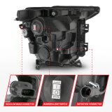 ANZO 21-23 Ford F-150 (w/Factory Halogen) Z-Series Full LED Proj Headlights - Driver Side ONLY thumbnail 7