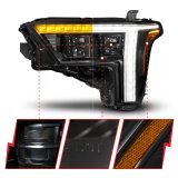 ANZO 22-24 Toyota Tundra (w/Factory LED Refl.) Z-Series Full LED Proj Headlights - Pass. Side ONLY thumbnail 8