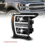 ANZO 21-23 Ford F150 LED Projector Headlight w/Switchback+Sequential - Black (Passenger Side Only) thumbnail 1