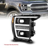 ANZO 21-23 Ford F150 LED Projector Headlight w/Switchback+Sequential - Black (Passenger Side Only) thumbnail 7