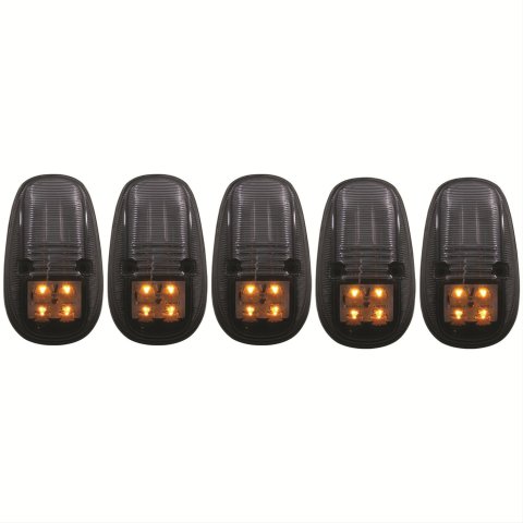 ANZO 1999-2002 Dodge Ram 3500 LED Cab Roof Light Kit Smoke 5pc thumbnail 1