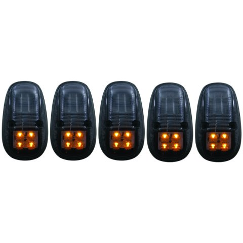 ANZO 1999-2002 Dodge Ram 3500 LED Cab Roof Light Kit Smoke 5pc thumbnail 2