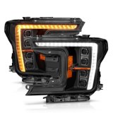 ANZO 18-20 Ford F-150 (w/Factory Halogen) Z-Series Full LED Proj Headlights Init/SeqSig - Pair thumbnail 5