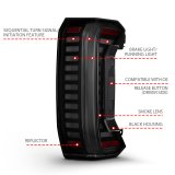 ANZO 22-24 Toyota Tundra Z-Series Full LED Tail Lights Smoke Lens Init/SeqSig- Pair thumbnail 3