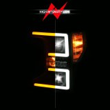 ANZO 20-22 Ford Super Duty (Halogen) Z-Series Full LED Proj Headlights SeqSig - Driver Side ONLY thumbnail 1