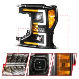ANZO 20-22 Ford Super Duty (Halogen) Z-Series Full LED Proj Headlights SeqSig - Driver Side ONLY thumbnail 2