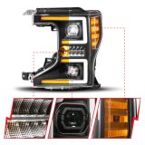 ANZO 20-22 Ford Super Duty (Halogen) Z-Series Full LED Proj Headlights SeqSig - Driver Side ONLY thumbnail 8