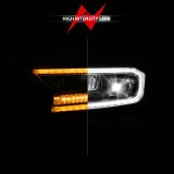 ANZO 19-23 Ford Ranger (Factory Halogen Models) Full LED Proj Headlights DRL/SeqSig Chrome - Pair thumbnail 5