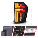 ANZO 21-24 Chevy Suburban/Tahoe Full LED Tail Lights SeqSig Black - Pair thumbnail 2