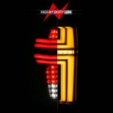 ANZO 21-24 Chevy Suburban/Tahoe Full LED Tail Lights SeqSig Black - Pair thumbnail 4