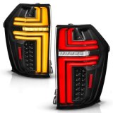 ANZO 21-24 Chevy Suburban/Tahoe Full LED Tail Lights SeqSig Black - Pair thumbnail 6