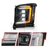 ANZO 15-20 GMC Yukon (Incl XL - Factory Halogen Models) Full LED Proj Headlights Black - Driver Side thumbnail 1