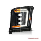 ANZO 15-20 GMC Yukon (Incl XL - Factory Halogen Models) Full LED Proj Headlights Black - Driver Side thumbnail 3