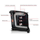 ANZO 15-20 GMC Yukon (Incl XL - Factory Halogen Models) Full LED Proj Headlights Black - Pass. Side thumbnail 2