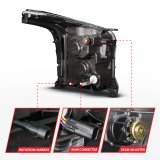 ANZO 15-20 GMC Yukon (Incl XL - Factory Halogen Models) Full LED Proj Headlights Black - Pass. Side thumbnail 3