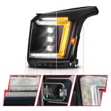 ANZO 15-20 GMC Yukon (Incl XL - Factory Halogen Models) Full LED Proj Headlights Black - Pass. Side thumbnail 8