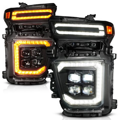 ANZO Z-Series 20-23 Chevy Silverado 2500/3500 Z-Series Full LED Proj Headlights Black - Driver Side thumbnail 7