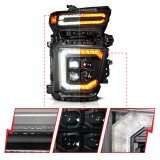 ANZO Z-Series 20-23 Chevy Silverado 2500/3500 Z-Series Full LED Proj Headlights Black - Pass. Side thumbnail 2