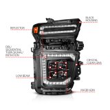 ANZO Z-Series 20-23 Chevy Silverado 2500/3500 Z-Series Full LED Proj Headlights Black - Pass. Side thumbnail 3