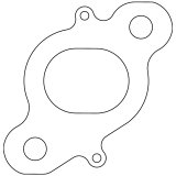 Cometic Nissan CA18 DET .030 inch DOHC Exhaust Gasket (4 pcs per Kit) thumbnail 2