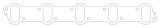 Cometic 1992+ Dodge 8.0L Viper .039in Fiber Intake Manifold Gasket thumbnail 1