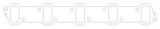 Cometic 1992+ Dodge 8.0L Viper .039in Fiber Intake Manifold Gasket thumbnail 5