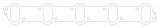 Cometic 1992+ Dodge 8.0L Viper .039in Fiber Intake Manifold Gasket thumbnail 7