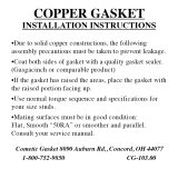 Cometic Buick V6 196/231/252 3.86in 0.043in Copper Head Gasket thumbnail 3