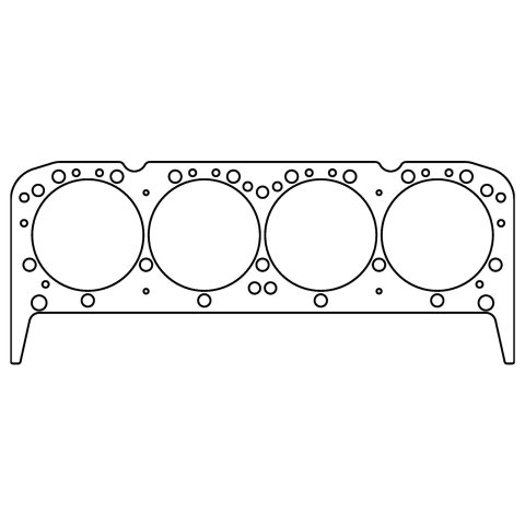 Cometic GM SB 18/23 Deg 4.200in Bore 0.043in Copper Head Gasket (No Steam Holes)