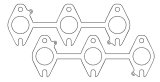 Cometic Dodge Cummins 5.9L 24V/24VCR .040in MLS (2) 3 Port Exhaust Gasket thumbnail 6