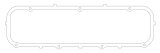 Cometic Ford 460 Big Block .125in KF Valve Cover Gasket Set thumbnail 2