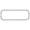 Cometic Nissan RB20E/RB20DE/RB20DET/RB25DET .094in Fiber Oil Pan Gasket thumbnail 2