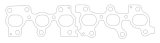 Cometic Toyota 2JZGTE 93-UP 2 PC. Exhaust Manifold Gasket .030 inch 1.600 inch X 1.220 inch Port thumbnail 3