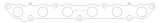 Cometic Toyota 7MGTE 87-92 Exhaust .030 inch MLS Head Gasket 1.412 inch Round Port thumbnail 2