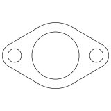 Cometic Lotus Twin-cam .064in AM Exhaust Gasket thumbnail 2