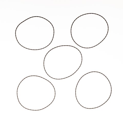 Cometic Harley-Davidson Twin Cam Derby Cover O-Ring 99-06 All Tc, 99-05 Dyna, 5Pk thumbnail 1