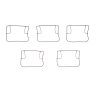 Cometic Harley-Davidson Upper Rocker Box 1992-98 Rubber 1340 EVOS 5Pk thumbnail 2