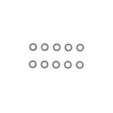Cometic Harley-Davidson Small Pushrod Cover Seal Sq.Cut36-80 Sports.,Shovel,Pan, 100Pk thumbnail 1