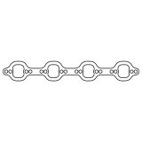 Cometic Ford Windsor .060in HTS Exhaust Mani Gasket Set-1.422in x 1.625in thumbnail 1