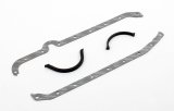 Cometic Chevy Gen1 Small Block V8 .094in Fiber Oil Pan Gskt Kit-Right Side Dipstick-Thick Front Seal thumbnail 2
