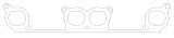 Cometic Chevy Gen1 Small Block V8 .064in ArmorCore Exhaust Manifold Gasket Set-Brodix GB 2000 Heads thumbnail 3