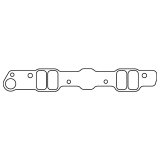 Cometic Pontiac 400 V8 .060in Fiber Intake Gasket Set-2.200in x 1.180in Rectangular Ports-W/Ram Air thumbnail 1
