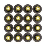 Cometic .265in x .500in x .635in x 1.126in Metal Jacket Valve Stem Seal - Yellow - 16 Pack thumbnail 2