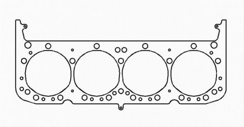 Cometic Chevy Gen1 Small Block V8 .027in MLS Cyl Head Gasket-4.135in Bore-With Edelbrock RPM Heads
