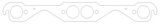 Cometic Chevrolet Gen-1 Small Block V8 .030in MLS Exhaust Manifold Gasket Set - 1.500in Round Port thumbnail 3