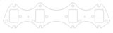 Cometic Ford Gen-1 FE V8 .030in MLS Exhaust Manifold Gasket Set - 1.560in x 2.310in Rectangle Port thumbnail 3