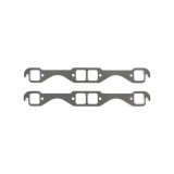 Cometic Chevy Gen1 Small Block V8 .060in HTS Exhaust Mani Gasket Set-1.550in x 1.450in Square Ports thumbnail 1