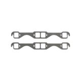 Cometic Chevy Gen1 Small Block V8 .060in HTS Exhaust Mani Gasket Set-1.550in x 1.450in Square Ports thumbnail 2