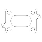 Cometic Cosworth YB .030in MLS Exhaust Manifold Gasket - Set of 4 - 53.85mm x 30.20mm Oval Ports thumbnail 1
